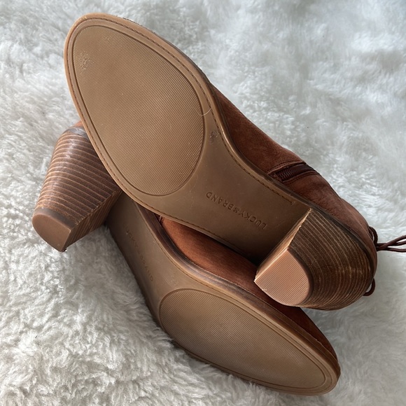Lucky Brand Jalie brown suede ankle boot size 10 - Picture 11 of 13